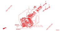 CORPO VALVOLA IMMISSIONE (2.0L) per Honda CR-V 2.0 ELEGANCE 5 Porte 6 velocità manuale 2013