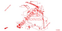 FODERA PORTELLONE/ FODERAMENTO PANNELLO(2D)  per Honda CR-V 2.0 ELEGANCE 5 Porte 6 velocità manuale 2013
