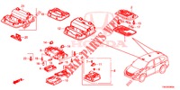 LUCE INTERIORE  per Honda CR-V 2.0 ELEGANCE 5 Porte 6 velocità manuale 2013