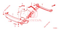 PARAURTI POSTERIORE  per Honda CR-V 2.0 ELEGANCE 5 Porte 6 velocità manuale 2013