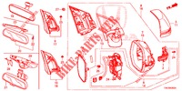 SPECCHIETTO/VISORE DA SOLE (3) per Honda CR-V 2.0 ELEGANCE 5 Porte 6 velocità manuale 2013