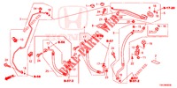 ARIA CONDIZIONATA (FLEXIBLES/TUYAUX) (2.0L/2.4L) (LH) per Honda CR-V 2.0 ELEGANCE 5 Porte 5 velocità automatico 2013