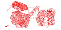 ARREDO DI MONT. MOTORE/ASS. TRASMISSIONE (2.0L) per Honda CR-V 2.0 ELEGANCE 5 Porte 5 velocità automatico 2013