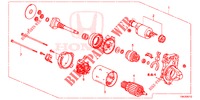 MOTORE AVVIATORE (DENSO) (2.0L) (1) per Honda CR-V 2.0 ELEGANCE 5 Porte 5 velocità automatico 2013