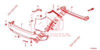 PARAURTI POSTERIORE  per Honda CR-V 2.0 ELEGANCE 5 Porte 5 velocità automatico 2013