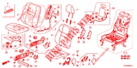 SEDILE ANTERIORE/CINTURE DI SICUREZZA (D.) per Honda CR-V 2.0 ELEGANCE 5 Porte 5 velocità automatico 2013