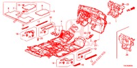 STOINO PAVIMENTO/ISOLATORE  per Honda CR-V 2.0 ELEGANCE 5 Porte 5 velocità automatico 2013