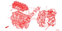 ARREDO DI MONT. MOTORE/ASS. TRASMISSIONE (2.0L) per Honda CR-V 2.0 ELEGANCE L 5 Porte 6 velocità manuale 2013