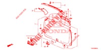 FODERA PORTELLONE/ FODERAMENTO PANNELLO(2D)  per Honda CR-V 2.0 ELEGANCE L 5 Porte 6 velocità manuale 2013