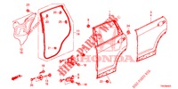 PANNELLI PORTIERE POST.(4D)  per Honda CR-V 2.0 ELEGANCE L 5 Porte 6 velocità manuale 2013