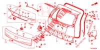 PANNELLO PORTELLONE(2D)  per Honda CR-V 2.0 ELEGANCE L 5 Porte 6 velocità manuale 2013