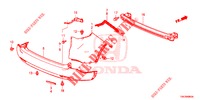 PARAURTI POSTERIORE  per Honda CR-V 2.0 ELEGANCE L 5 Porte 6 velocità manuale 2013