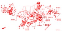 POMPA ACQUA/TERMOSTATO (2.0L) per Honda CR-V 2.0 ELEGANCE L 5 Porte 6 velocità manuale 2013