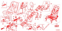 SEDILE ANTERIORE/CINTURE DI SICUREZZA (D.) per Honda CR-V 2.0 ELEGANCE L 5 Porte 6 velocità manuale 2013