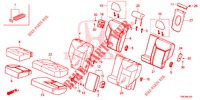 SEDILE POSTERIORE/CINTURA DI SICUREZZA(2D)  per Honda CR-V 2.0 ELEGANCE L 5 Porte 6 velocità manuale 2013