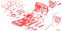 STOINO PAVIMENTO/ISOLATORE  per Honda CR-V 2.0 ELEGANCE L 5 Porte 6 velocità manuale 2013