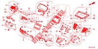 ABBELLIMENTO STRUMENTI (COTE DE CONDUCTEUR) (LH) per Honda CR-V 2.0 ELEGANCE L 5 Porte 5 velocità automatico 2013