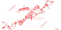 CONDOTTO SCARICO/SILENZIATORE (2.0L) per Honda CR-V 2.0 ELEGANCE L 5 Porte 5 velocità automatico 2013