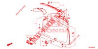 FODERA PORTELLONE/ FODERAMENTO PANNELLO(2D)  per Honda CR-V 2.0 ELEGANCE L 5 Porte 5 velocità automatico 2013