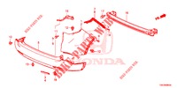 PARAURTI POSTERIORE  per Honda CR-V 2.0 ELEGANCE L 5 Porte 5 velocità automatico 2013