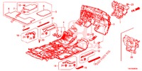 STOINO PAVIMENTO/ISOLATORE  per Honda CR-V 2.0 ELEGANCE L 5 Porte 5 velocità automatico 2013
