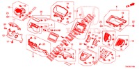 ABBELLIMENTO STRUMENTI (COTE DE CONDUCTEUR) (LH) per Honda CR-V 2.0 EXECUTIVE 5 Porte 6 velocità manuale 2013