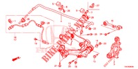 BRACCIO INFERIORE POST./ASTA RAGGIO  per Honda CR-V 2.0 EXECUTIVE 5 Porte 6 velocità manuale 2013