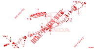 CONDOTTO SCARICO/SILENZIATORE (2.0L) per Honda CR-V 2.0 EXECUTIVE 5 Porte 6 velocità manuale 2013