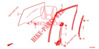 FINESTRE PORTIERE POST./REGOLATORE  per Honda CR-V 2.0 EXECUTIVE 5 Porte 6 velocità manuale 2013