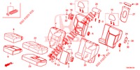 SEDILE POSTERIORE/CINTURA DI SICUREZZA(2D)  per Honda CR-V 2.0 EXECUTIVE 5 Porte 6 velocità manuale 2013