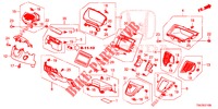 ABBELLIMENTO STRUMENTI (COTE DE CONDUCTEUR) (LH) per Honda CR-V 2.0 EXECUTIVE 5 Porte 5 velocità automatico 2013