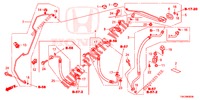 ARIA CONDIZIONATA (FLEXIBLES/TUYAUX) (2.0L/2.4L) (LH) per Honda CR-V 2.0 EXECUTIVE 5 Porte 5 velocità automatico 2013