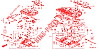 COMPONENTI SEDILE POST. (2) per Honda CR-V 2.0 EXECUTIVE 5 Porte 5 velocità automatico 2013