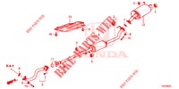 CONDOTTO SCARICO/SILENZIATORE (2.0L) per Honda CR-V 2.0 EXECUTIVE 5 Porte 5 velocità automatico 2013