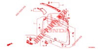 FODERA PORTELLONE/ FODERAMENTO PANNELLO(2D)  per Honda CR-V 2.0 EXECUTIVE 5 Porte 5 velocità automatico 2013