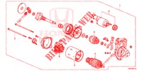 MOTORE AVVIATORE (DENSO) (2.0L) (1) per Honda CR-V 2.0 EXECUTIVE 5 Porte 5 velocità automatico 2013