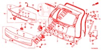 PANNELLO PORTELLONE(2D)  per Honda CR-V 2.0 EXECUTIVE 5 Porte 5 velocità automatico 2013