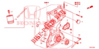 POMPA OLIO (2.0L) per Honda CR-V 2.0 EXECUTIVE 5 Porte 5 velocità automatico 2013