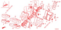 SEDILE POSTERIORE/CINTURA DI SICUREZZA(2D)  per Honda CR-V 2.0 EXECUTIVE 5 Porte 5 velocità automatico 2013