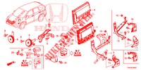 UNITA DI CONTROLLO (COMPARTIMENT MOTEUR) (2.0L) (2.4L) (1) per Honda CR-V 2.0 EXECUTIVE 5 Porte 5 velocità automatico 2013