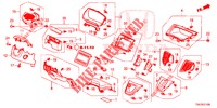 ABBELLIMENTO STRUMENTI (COTE DE CONDUCTEUR) (LH) per Honda CR-V 2.0 COMFORT 5 Porte 6 velocità manuale 2014
