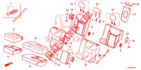 SEDILE POSTERIORE/CINTURA DI SICUREZZA(2D)  per Honda CR-V 2.0 COMFORT 5 Porte 6 velocità manuale 2014
