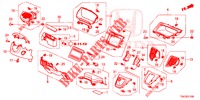 ABBELLIMENTO STRUMENTI (COTE DE CONDUCTEUR) (LH) per Honda CR-V 2.0 COMFORT 5 Porte 5 velocità automatico 2014