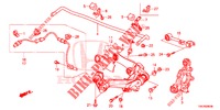 BRACCIO INFERIORE POST./ASTA RAGGIO  per Honda CR-V 2.0 COMFORT 5 Porte 5 velocità automatico 2014
