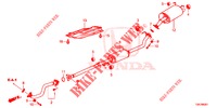 CONDOTTO SCARICO/SILENZIATORE (2.0L) per Honda CR-V 2.0 COMFORT 5 Porte 5 velocità automatico 2014