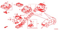 LUCE INTERIORE  per Honda CR-V 2.0 COMFORT 5 Porte 5 velocità automatico 2014