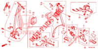SEDILE ANTERIORE/CINTURE DI SICUREZZA  per Honda CR-V 2.0 COMFORT 5 Porte 5 velocità automatico 2014