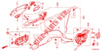 SERRATURE PORTIERE POST./MANIGLIA ESTERNA  per Honda CR-V 2.0 COMFORT 5 Porte 5 velocità automatico 2014