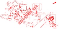 TUBO ACQUA/CONDOTTO RISCALDATORE (2.0L) (LH) per Honda CR-V 2.0 COMFORT 5 Porte 5 velocità automatico 2014