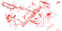 ABBELLIMENTO STRUMENTI (COTE DE PASSAGER) (LH) per Honda CR-V 2.0 ELEGANCE 5 Porte 6 velocità manuale 2014